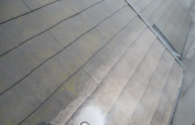 屋根塗装高圧洗浄