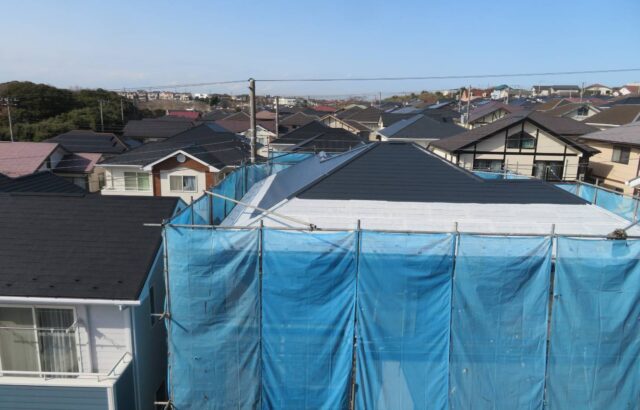 神奈川県三浦市　屋根・外壁塗装工事　塗装工事は足場が必要？