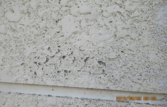 神奈川県横浜市　屋根・外壁塗装工事　外壁塗装の劣化症状