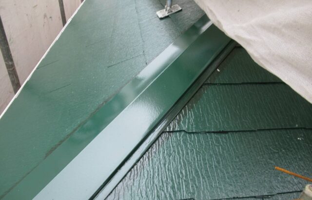 神奈川県横浜市　屋根・外壁塗装工事　下屋根の塗装を行いました！