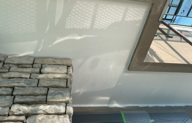 神奈川県横浜市　I様邸　屋根・外壁塗装工事　付帯部　軒天井の塗装を行いました！